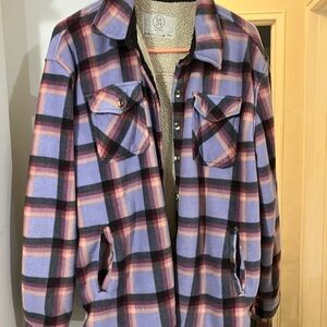 Stylish Plaid Varsity Jacket